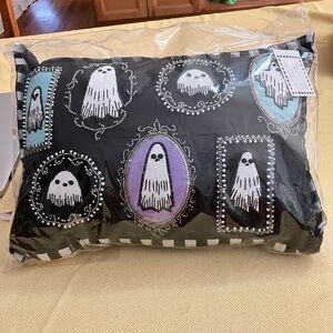 MacKenzie-Childs Ghost Family Portraits Lumbar Throw Pillow